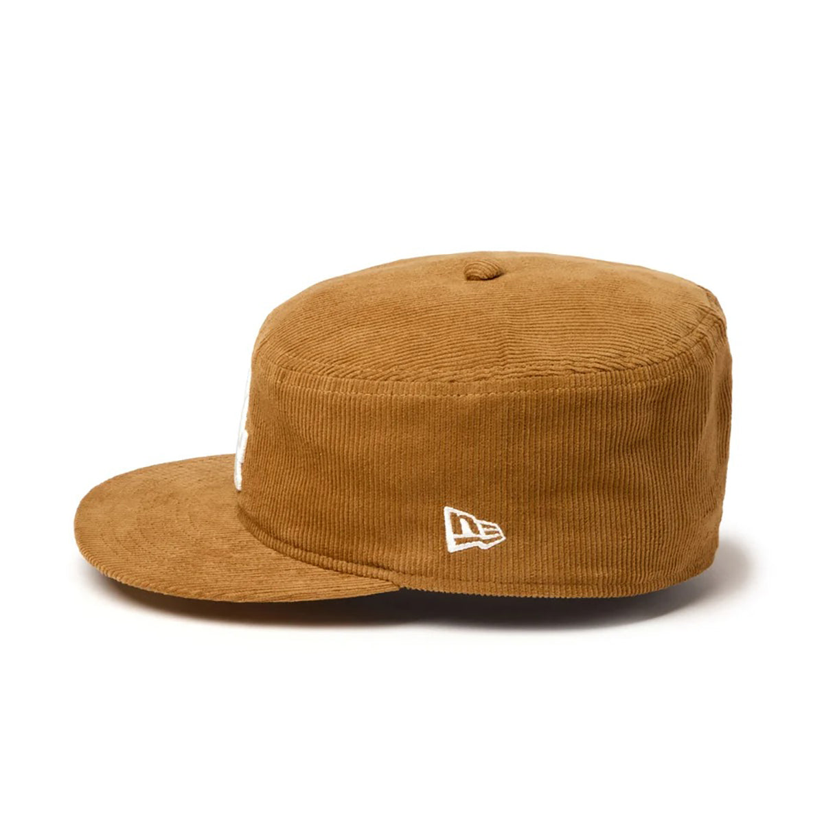 NEW ERA LOS ANGELES DODGERS CORDUROY PILLBOX FITTED ニューエラ ロサンゼルス ドジャース コーデュロイ ピルボックス フィッテッド 15136894-108【メンズ キャップ 帽子 コーデュロイ フラットバイザー 26FW】