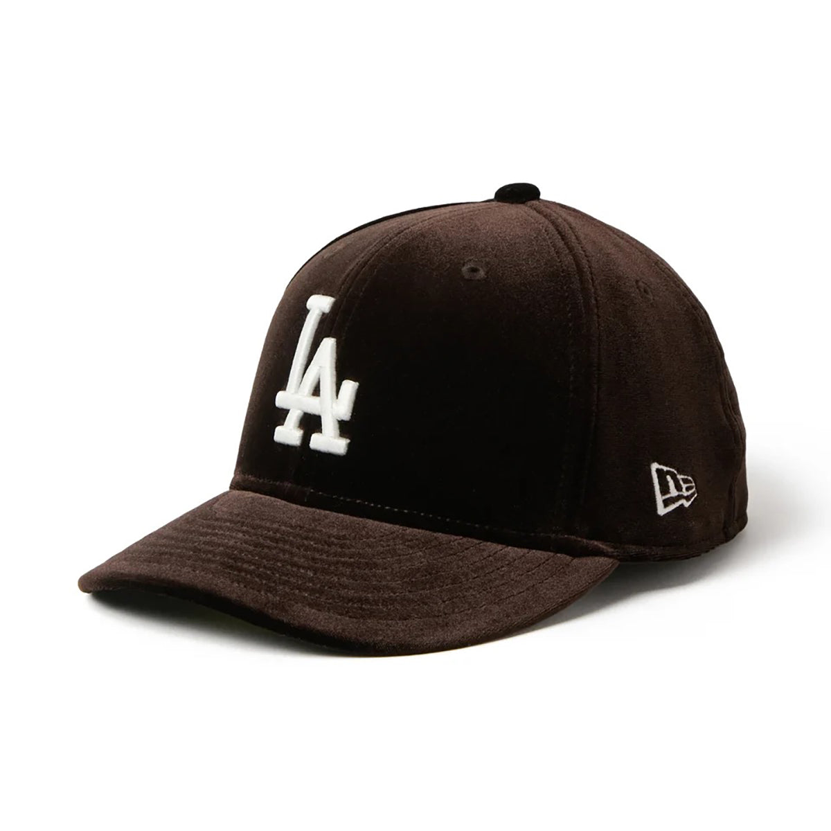 NEW ERA LOS ANGELES DODGERS VELVET PRE CURVED 59FIFTY ニューエラ ロサンゼルス ドジャース ベルベット プリカーブド 59FIFTY 15136905-108【メンズ キャップ 帽子 カーブドバイザー ベルベット 光沢 26FW】