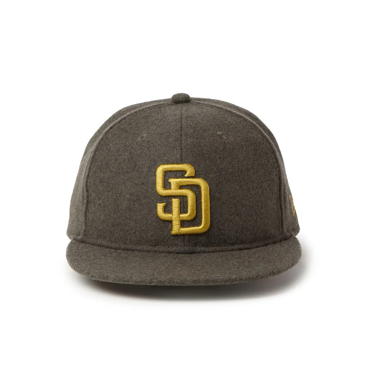 NEW ERA SAN DIEGO PADRES MELTON SOFT BUCKRAM 9FIFTY ニューエラ サンディエゴ パドレス メルトン ソフト バックラム 9FIFTY 15136996-108【メンズ キャップ 帽子 フェルト 保温性 フラットバイザー 26FW】