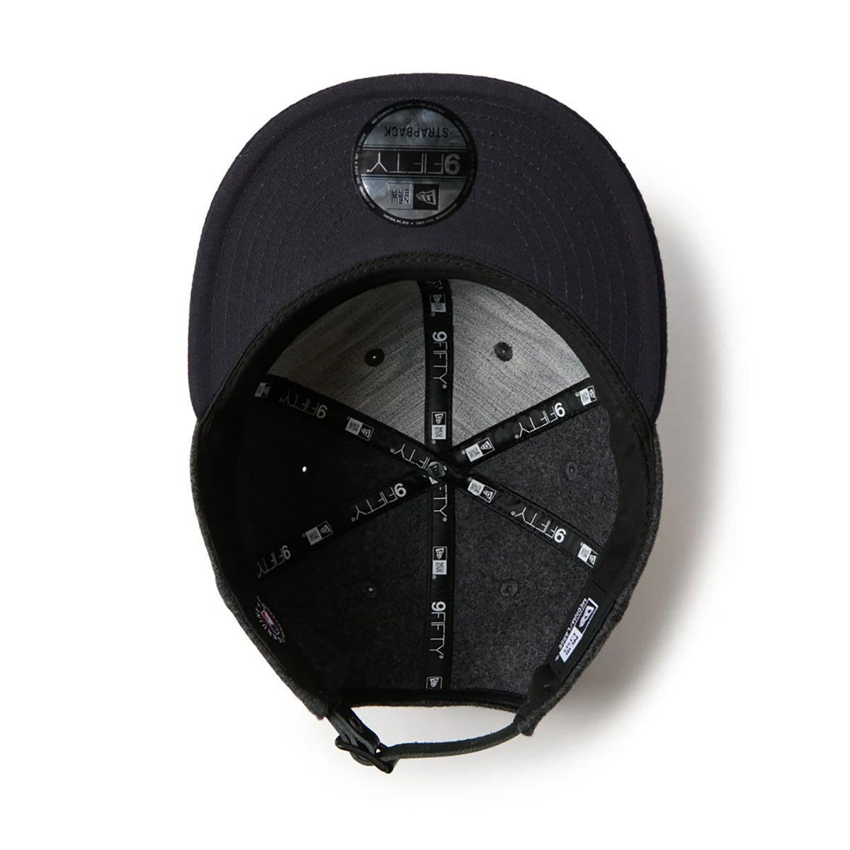 NEW ERA NEW YORK YANKEES MELTON SOFT BUCKRAM 9FIFTY ニューエラ ニューヨーク ヤンキース メルトン ソフト バックラム 9FIFTY 15136997-108【メンズ キャップ 帽子 フェルト 保温性 フラットバイザー 26FW】