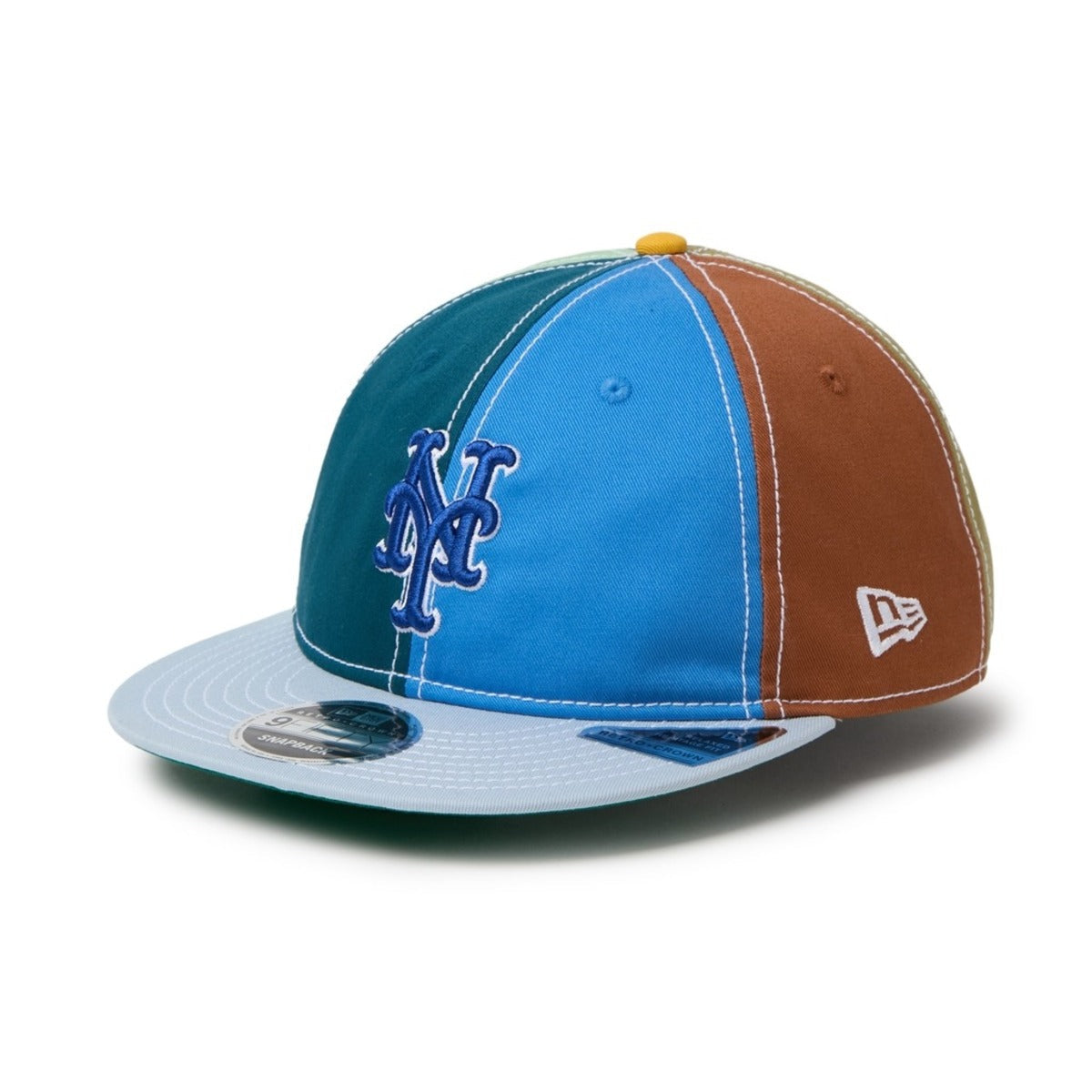 NEW ERA NEW YORK METS RETRO CROWN 9FIFTY Sean Wotherspoon ニューエラ ニューヨーク・メッツ レトロクラウン 9FIFTY 15156291【メンズ コラボ ヴィンテージウォッシュ コットン キャップ クロシェニット 26FW】