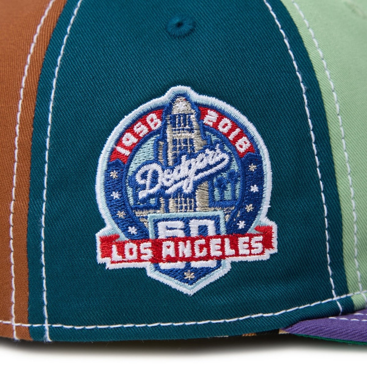 NEW ERA LOS ANGELES DODGERS RETRO CROWN 9FIFTY Sean Wotherspoon ニューエラ ロサンゼルス・ドジャース レトロクラウン 9FIFTY 15156292【メンズ コラボ ヴィンテージウォッシュ コットン キャップ クロシェニット 26FW】