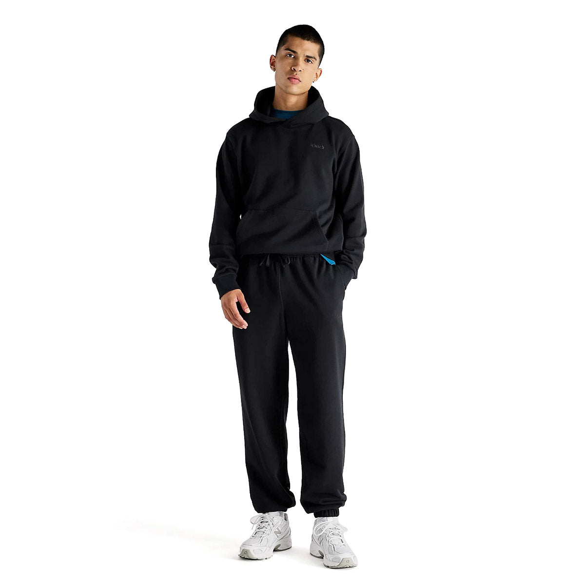 New Balance Klutch x New Balance Cotton Fleece Pants Option 2 ニューバランス Klutch X NB コットンフリースパンツオプション2 MB61M04W【メンズ スポーツウェア フレンチテリー 刺繍ロゴ リラックスフィット 26FW】
