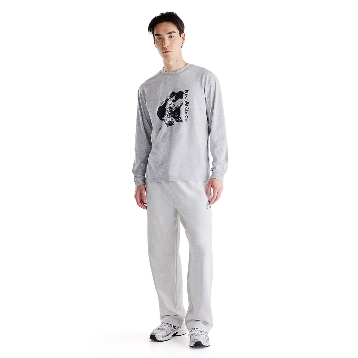 New Balance Shohei Ohtani Always On Graphic Long Sleeve T-Shirt ニューバランス 大谷翔平オールウェイズオングラフィックロングスリーブTシャツ MT62P34Q【メンズ 長袖Tシャツ ロンT グラフィックデザイン 速乾性 26FW】