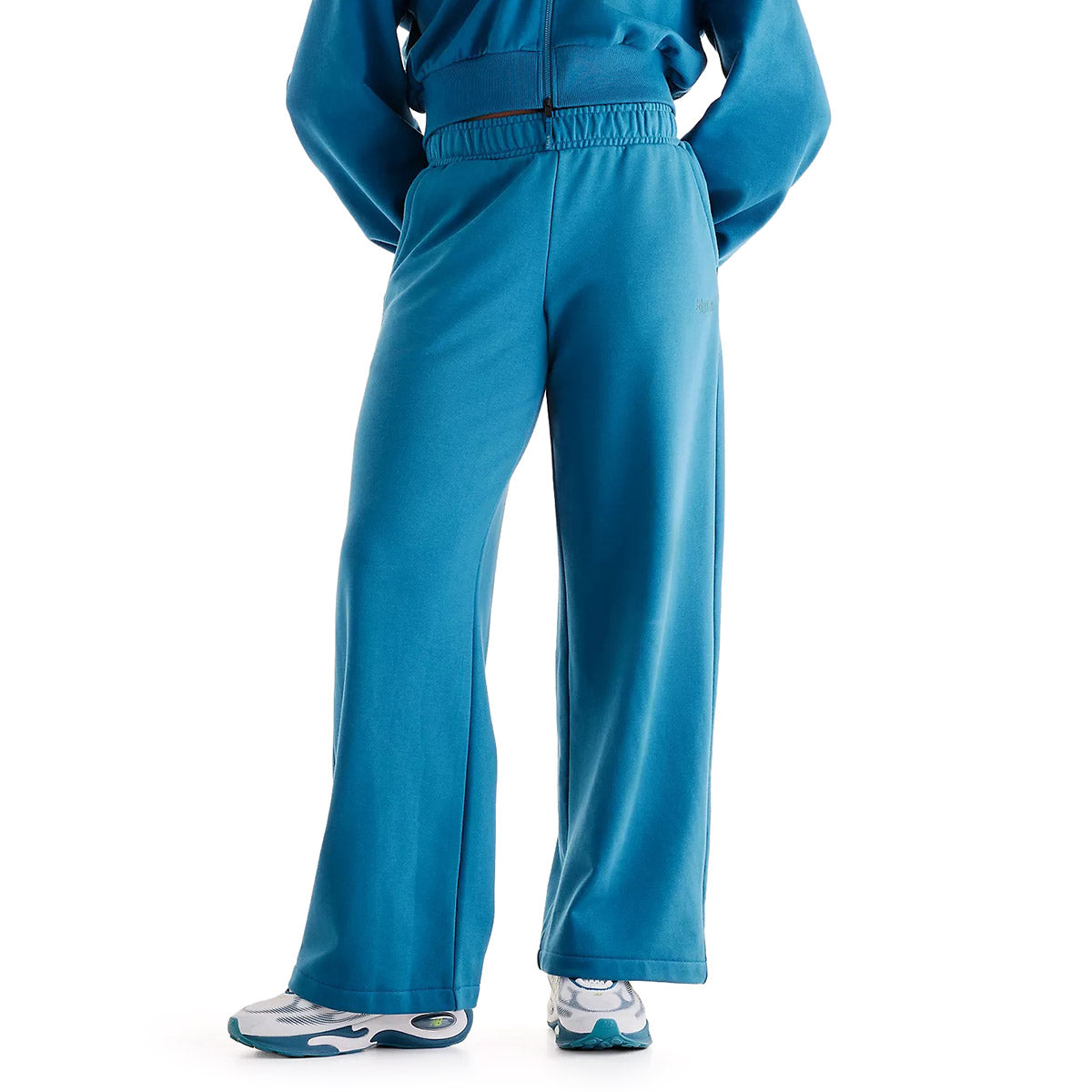 New Balance Klutch X NB Cotton Fleece Pant ニューバランス Klutch X NBコットンフリースパンツ WB61246H【レディース スウェットパンツ リラックスフィット ワイドレッグシルエット 刺繍ロゴ 26FW】