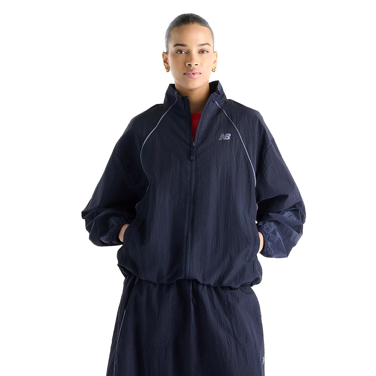 New Balance Sport Legacy Jacket ニューバランス Sport レガシージャケット WJ6113KS【レディース ナイロンジャケット ヘリテージスタイル 軽量 耐水加工 撥水 26FW】