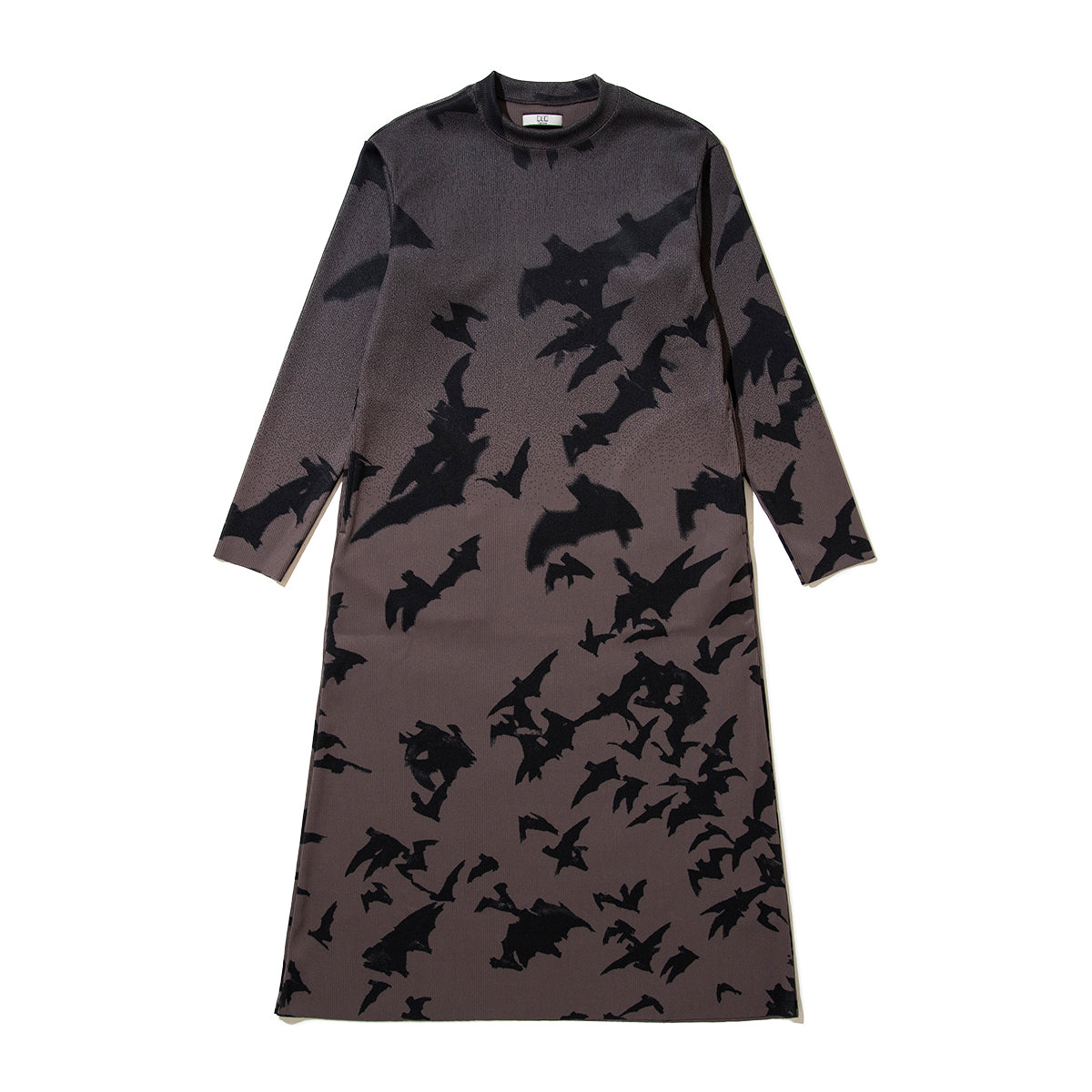 NON TOKYO Print Rib L/S One-piece ノントーキョー プリントリブロングスリーブワンピース NON-26A-1017【レディース 長袖ワンピース ロングワンピース 速乾性 ポケット付き 26FW】