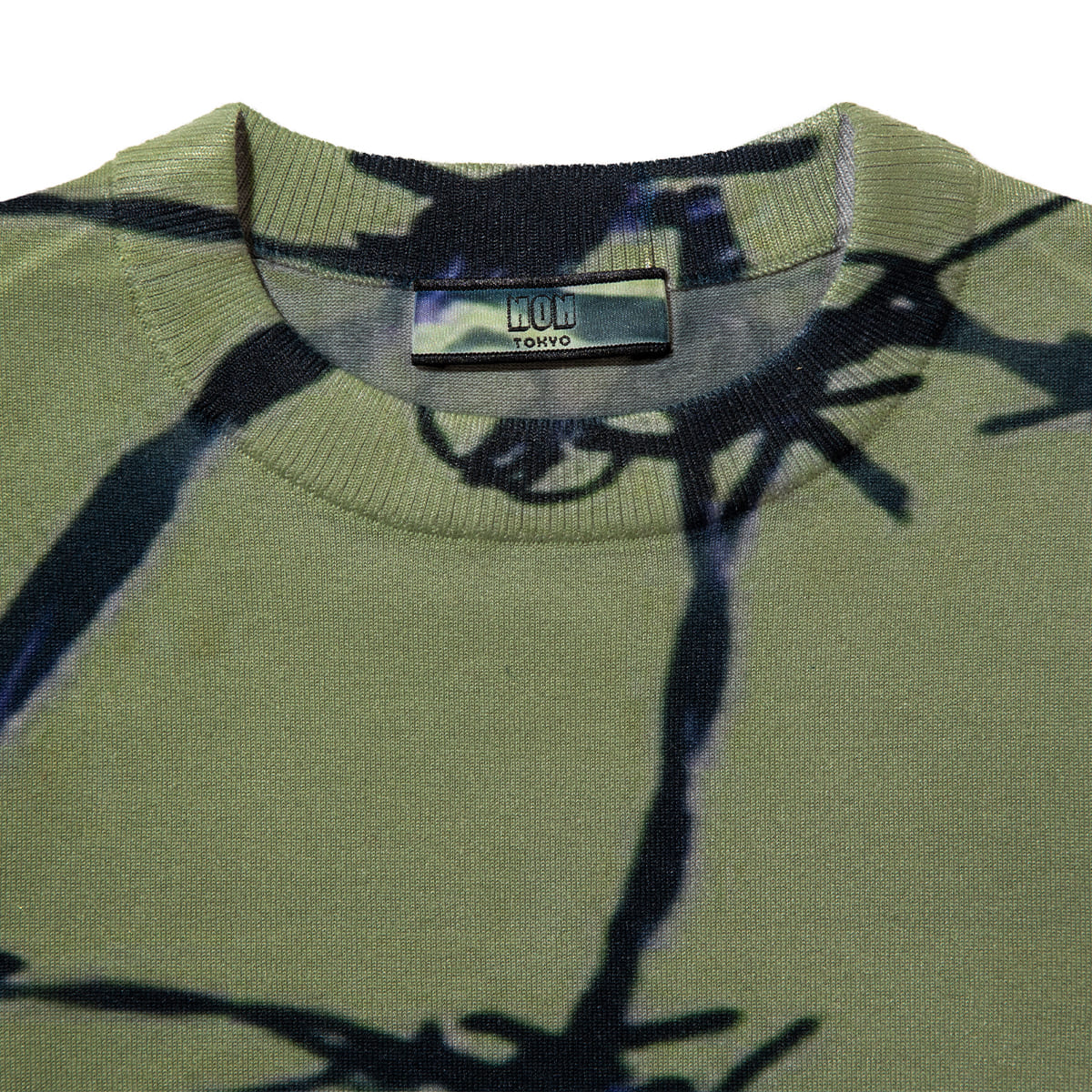NON TOKYO Print Knit Pullover Top ノントーキョー プリントニットプルオーバートップ NON-26A-1020【レディース ニットトップス プリント 速乾性 耐久性 26FW】