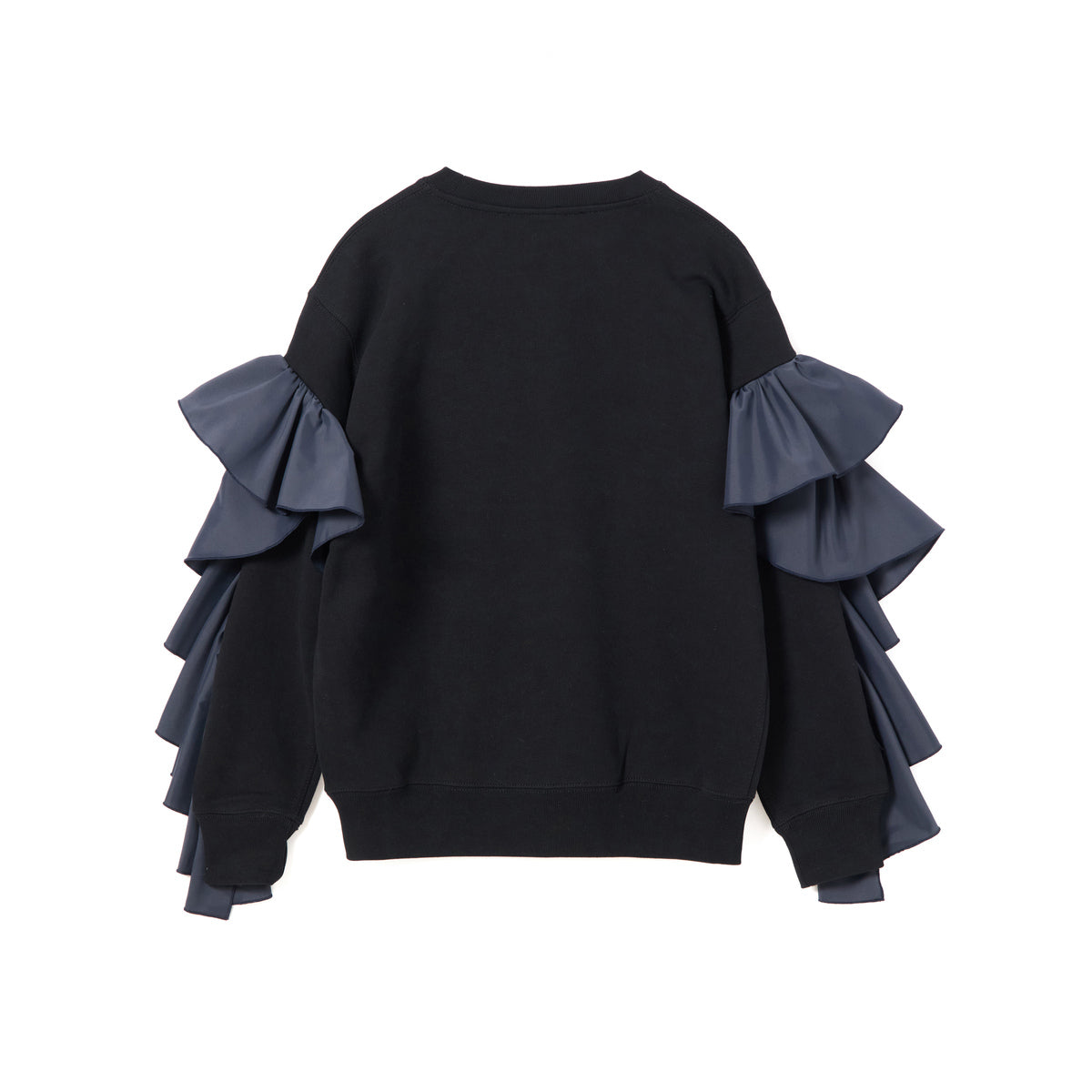NON TOKYO Frill Sleeve Pullover Sweat ノントーキョー フリルスリーブ プルオーバースウェット NON-26A-SW9-008【レディース フリルスウェット プルオーバースウェット スウェット トレーナー 26FW】
