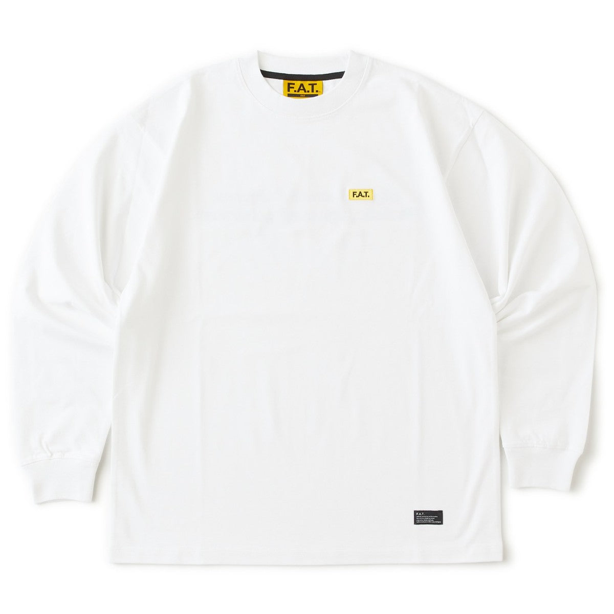 FAT SIGNATee L エフエイティー シグナティー L F32620-CT19【メンズ ロングスリーブカットソー 胸ロゴ刺繍 バックプリント 7oz 天竺 26FW】