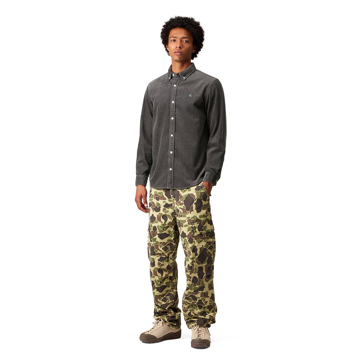 Carhartt WIP L/S Madison Cord Shirt カーハートワークインプログレス L/S マディソン コード シャツ I029958【メンズ 長袖シャツ コーデュロイシャツ コットンコーデュロイ 26FW】