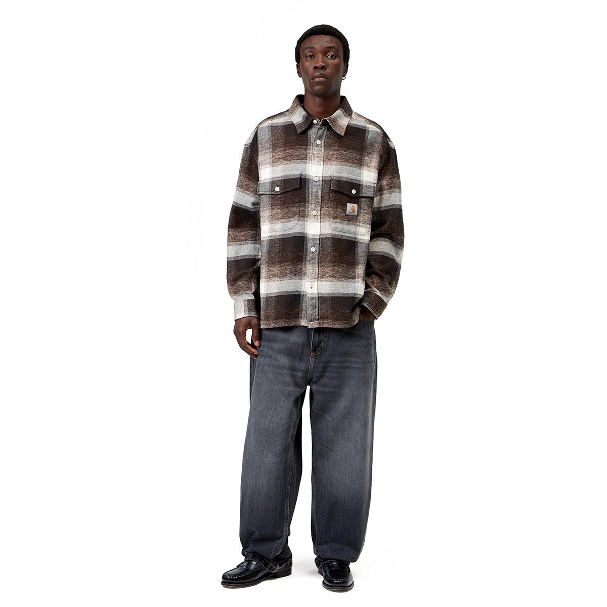 Carhartt WIP L/S Esterson Shirt カーハートワークインプログレス L/S エスターソン シャツ I037139【メンズ 長袖シャツ チェックシャツ コットンシャツ ミッドウェイトコットン 26FW】