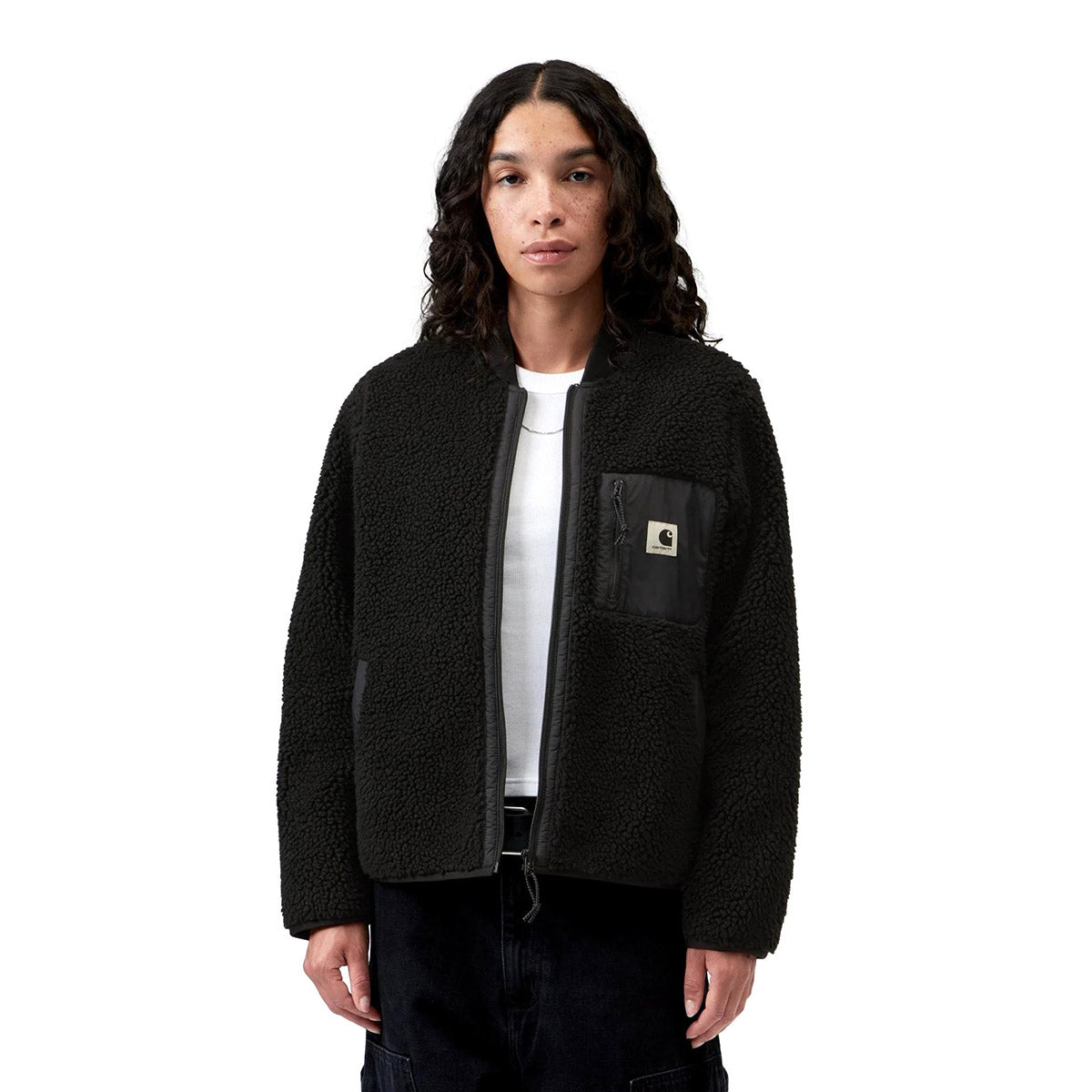 Carhartt WIP Janet Liner カーハートワークインプログレス ジャネット ライナー I035697【レディース ボアジャケット カジュアル デイリーユース シンプル 26FW】