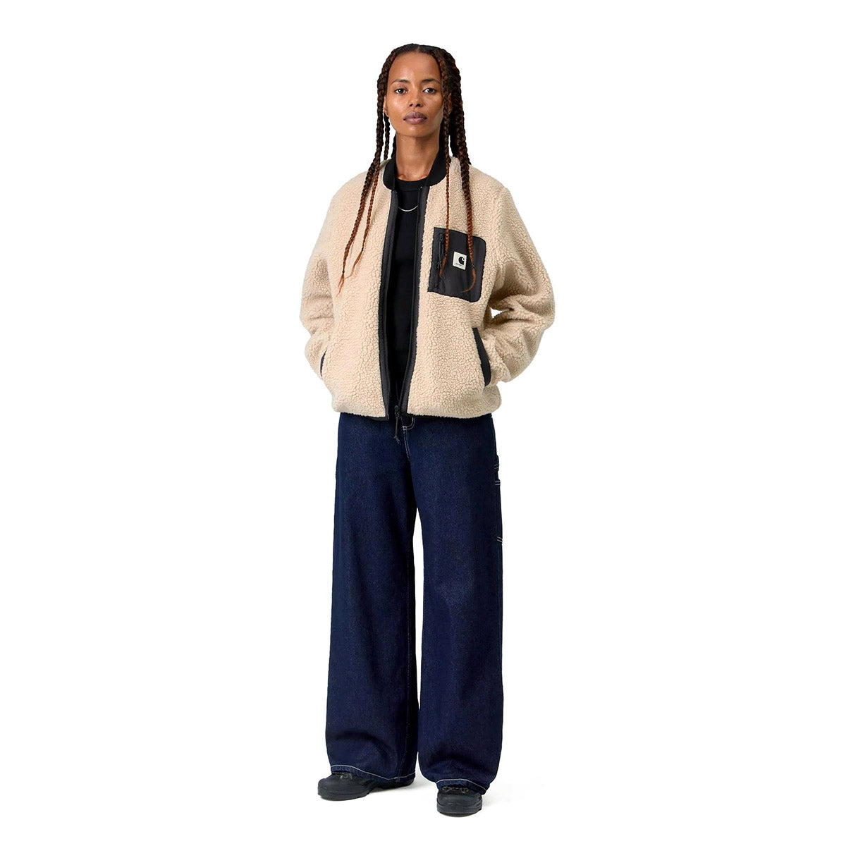 Carhartt WIP Janet Liner カーハートワークインプログレス ジャネット ライナー I035697【レディース ボアジャケット カジュアル デイリーユース シンプル 26FW】