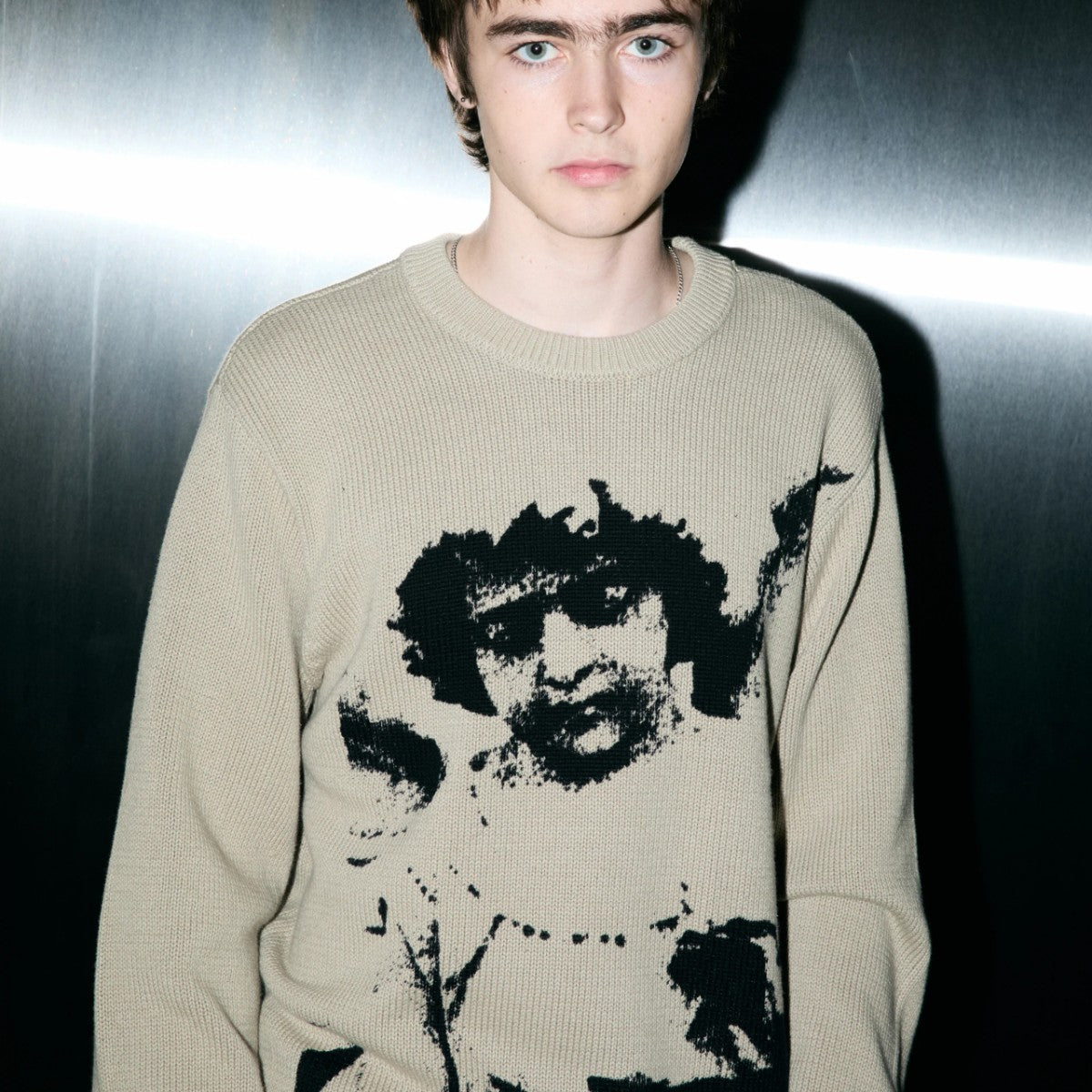 OBEY CHERUB SWEATER オベイ チェラブ セーター 151000134ABSO26H【メンズ ニット プリント クルーネック カジュアル デイリーユース 26FW】