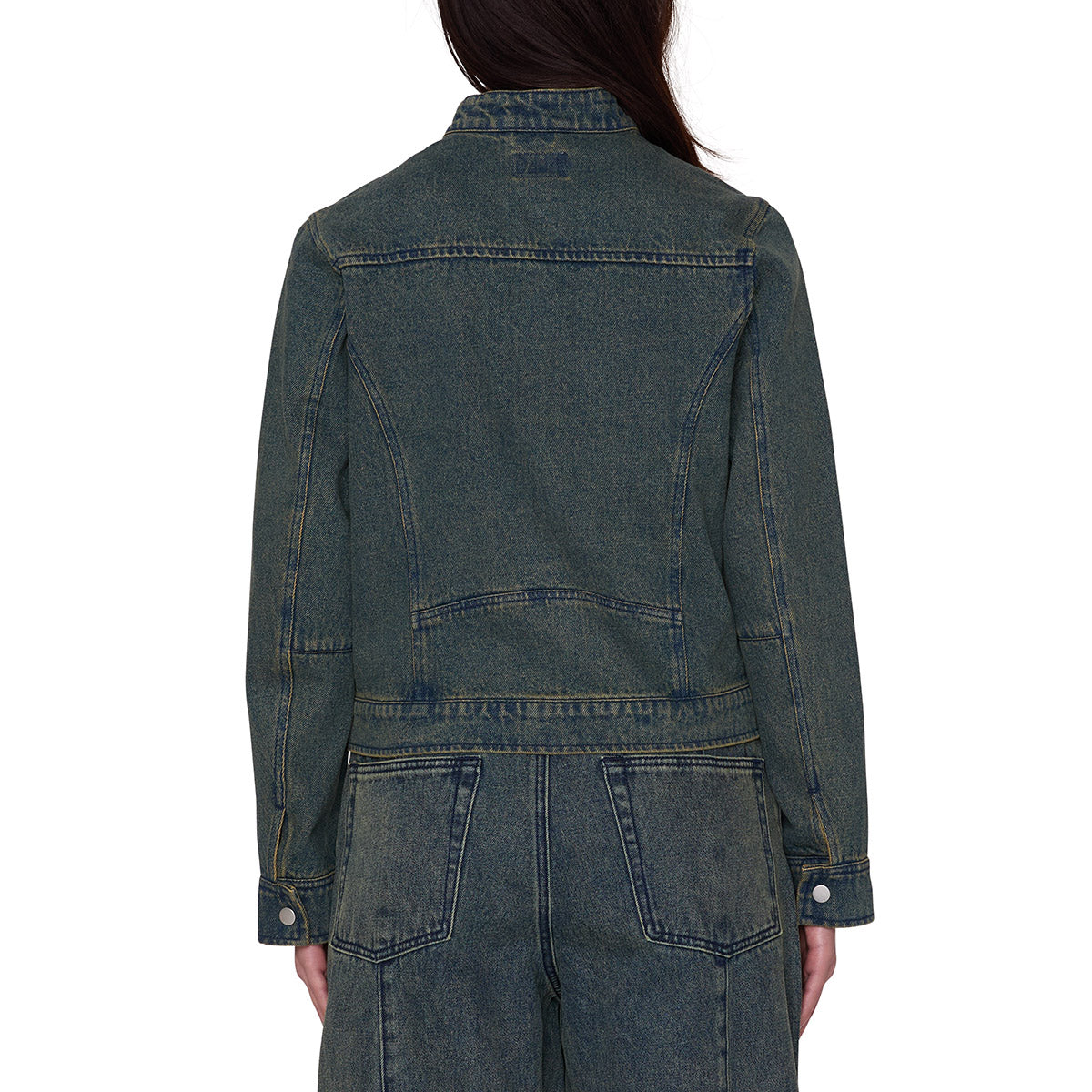 OBEY ROVE MOTO JACKET オベイ ローヴ モト ジャケット 221800455【レディース デニムジャケット 刺繡 レギュラーフィット 12オンスデニム 26FW】