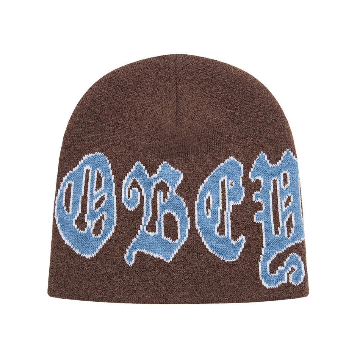 OBEY STINA BEANIE オベイ スティナ ビーニー 100030245【メンズ 折り返しなしビーニー ニット帽 ジャージーニット インターシャ編み 26FW】