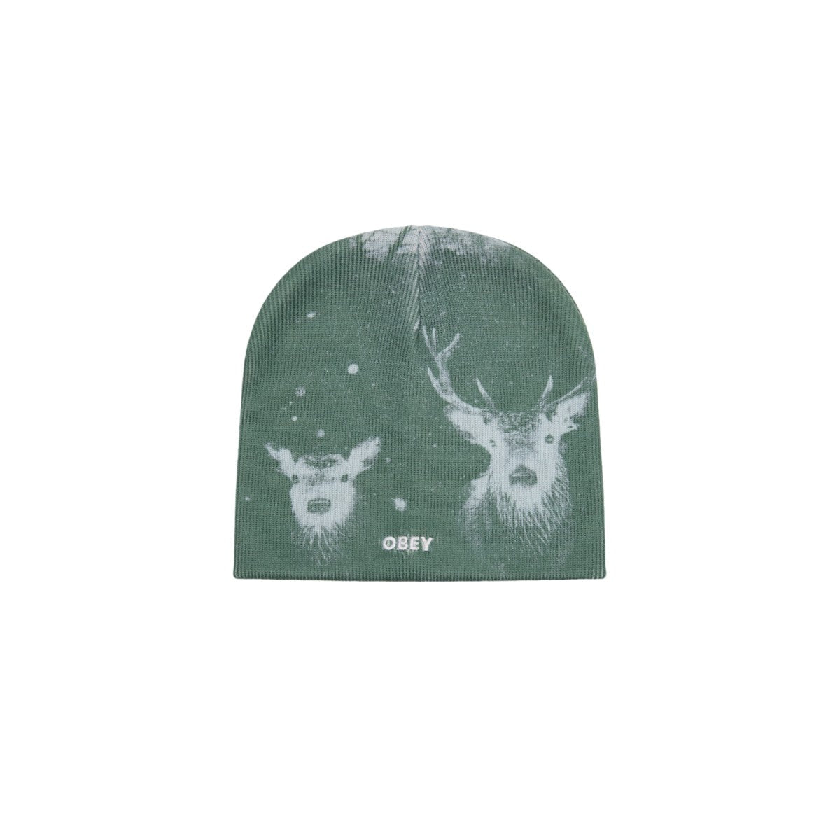 OBEY HEADLIGHTS BEANIE オベイ ヘッドライツ ビーニー 100030252【メンズ ニット帽 アニマル カジュアル デイリーユース 26FW】