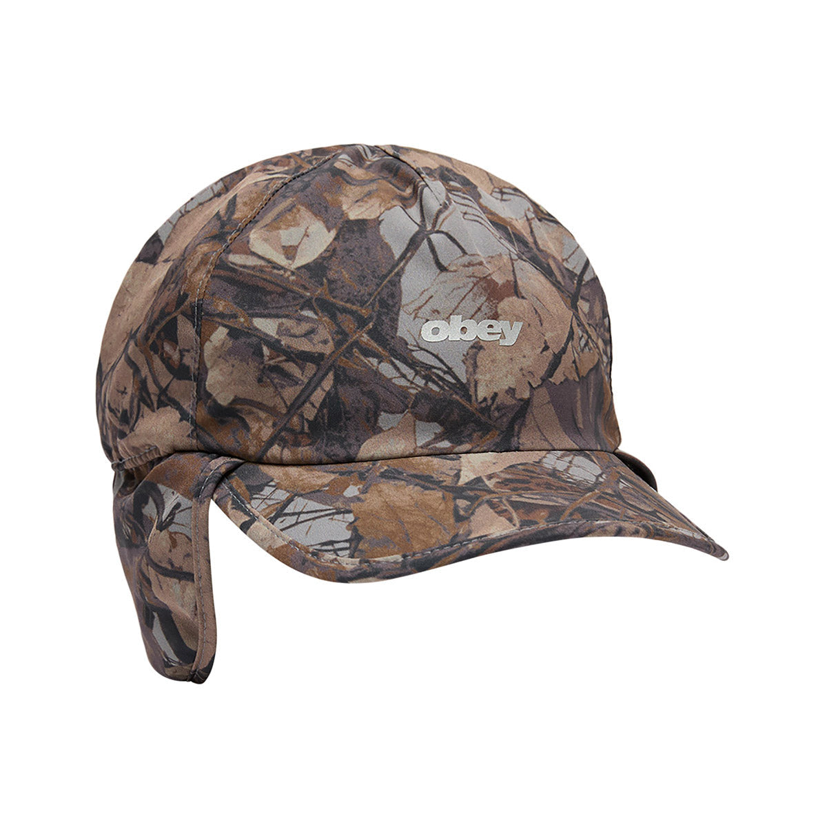 OBEY CACHE INSULATED CAP オベイ キャッシュ インサレーテッド キャップ 100540017【メンズ フリース中綿 カーブドバイザー カーブブリム イヤーフラップ フラップキャップ 26FW】