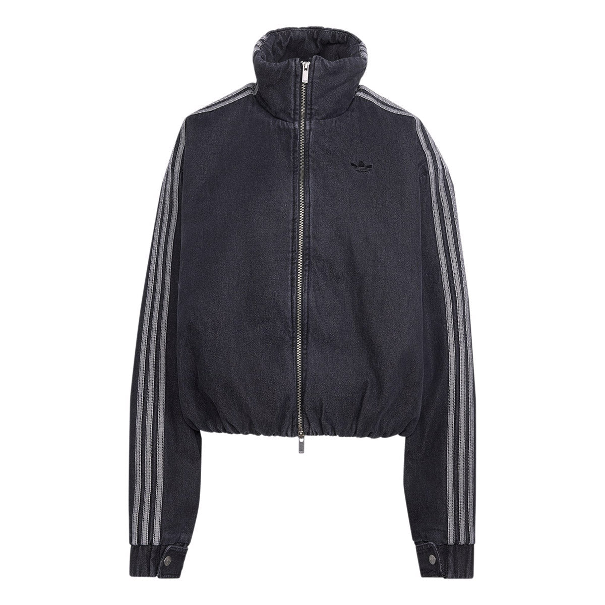 adidas Originals FIREBIRD JACKET アディダスオリジナルス ファイヤーバード ジャケット KT4233【レディース オーバーサイズフィット ジップアップ ジャケット ハイネック デニム生地 26FW】