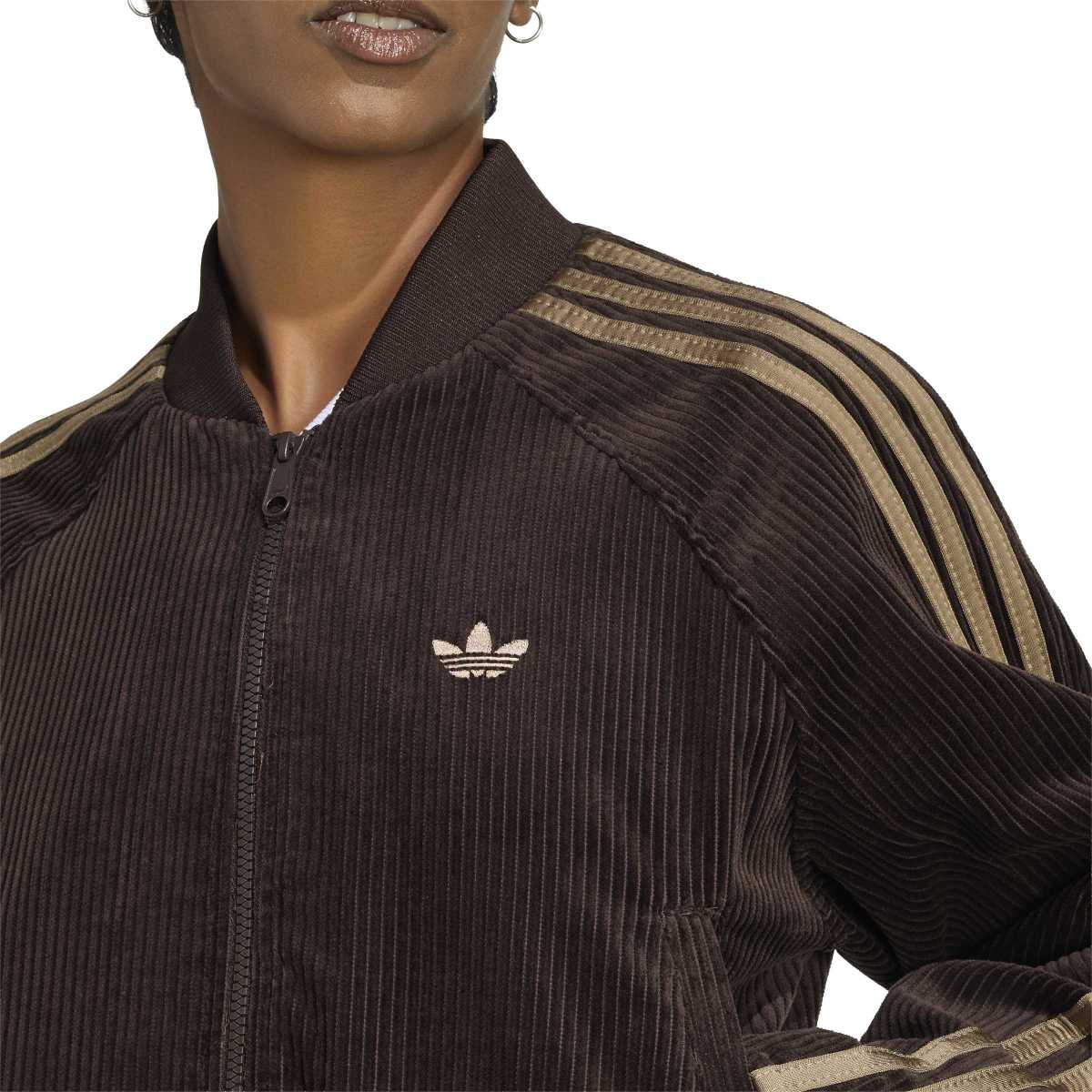 adidas Originals CORDUROY SST TRACK TOP アディダスオリジナルス コーデュロイ SST トラックトップ VW873-KT0052【レディース トラックジャケット ショート丈 コーデュロイ カジュアル デイリーユース 26FW】