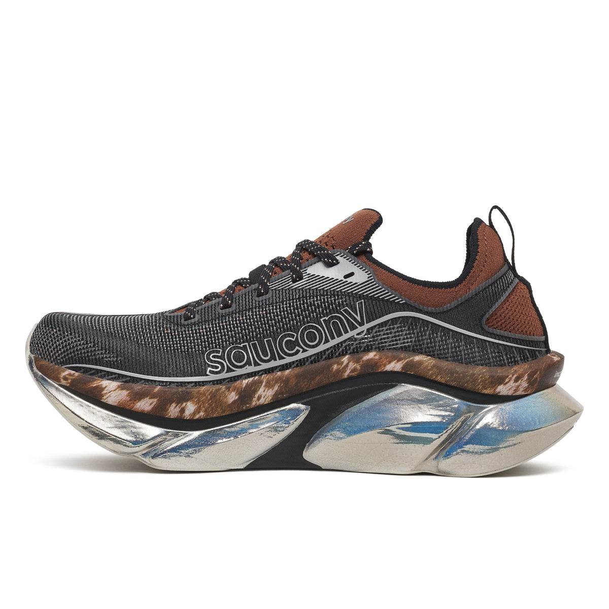 Saucony ENDORPHIN ELITE 3 サッカニー エンドルフィン エリート 3 S100981-1018-BLK-CHROME【メンズ スニーカー レーシングシューズ ランニングシューズ 機能性 26FW】
