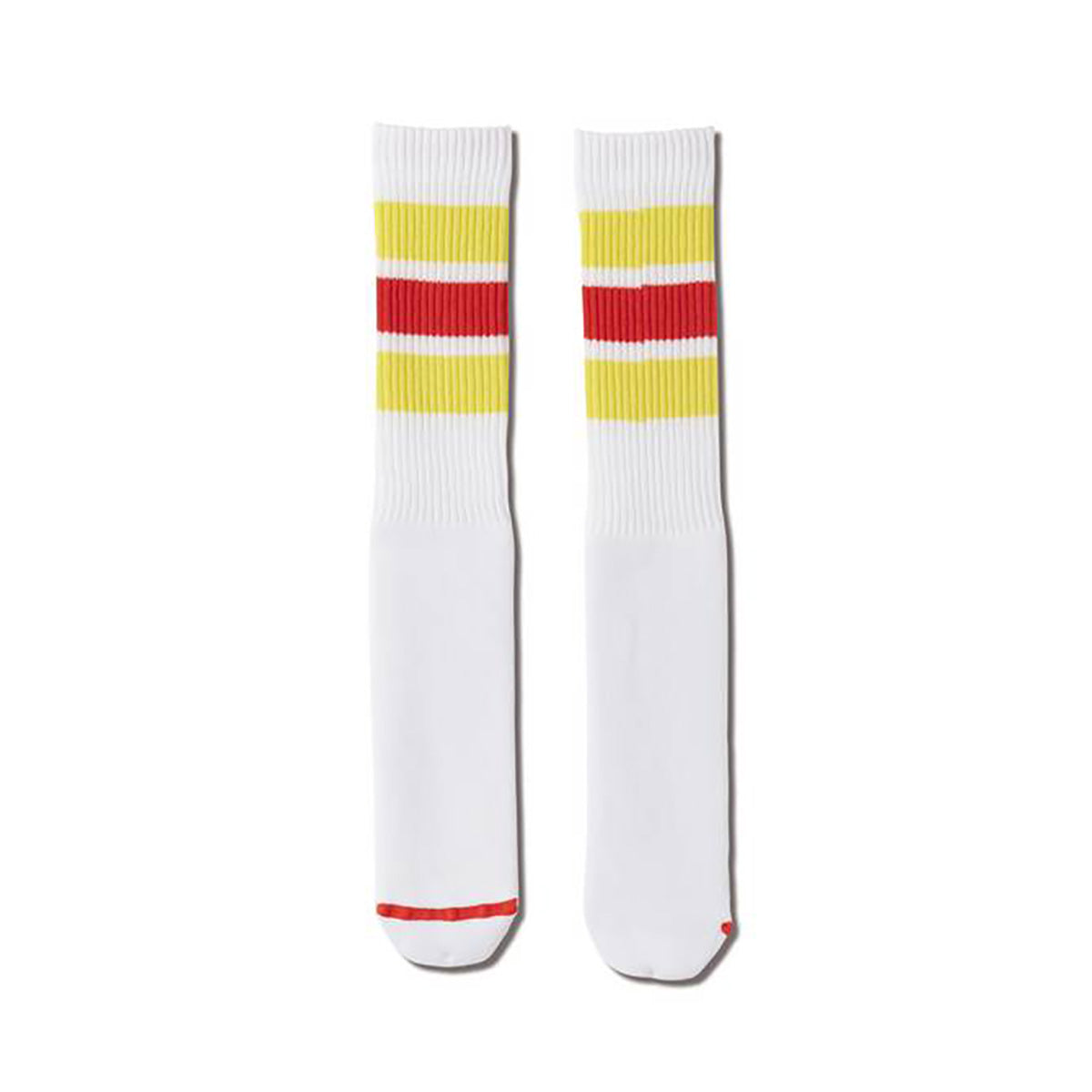 AKTR MONSTER SOCKS アクター モンスターソックス 226-011021【メンズ ソックス オールドスクール レトロカラー ラインデザイン クルーソックス 26FW】