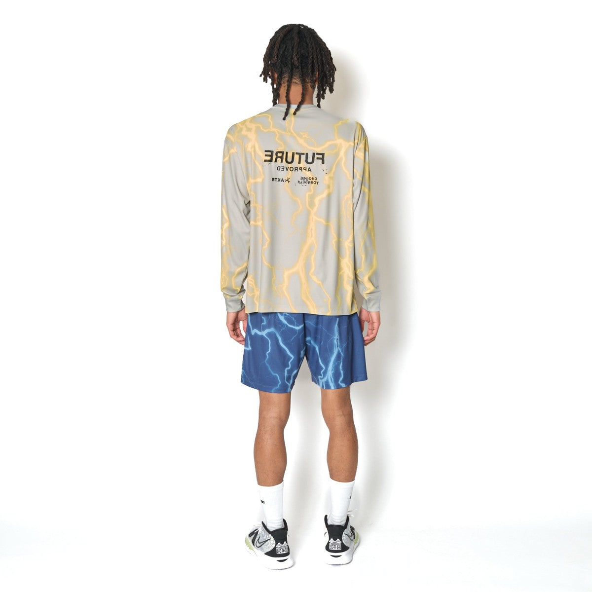 AKTR THUNDERBOLT F.A. SP L/S LOOSE TEE アクター サンダーボルト F.A. SP ロングスリーブ ルーズ ティー 226-024005【メンズ 長袖Tシャツ ロンT メッシュ生地 軽量 26FW】