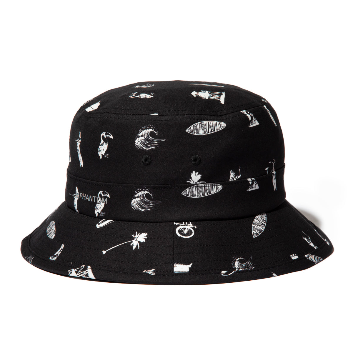 Hurley KINETHICS PHANTOM BUCKET HAT ハーレー キネティクス ファントム バケットハット 25KTMHW021【メンズ ハット 帽子 総柄プリント ストレッチ 耐久性 26SS】