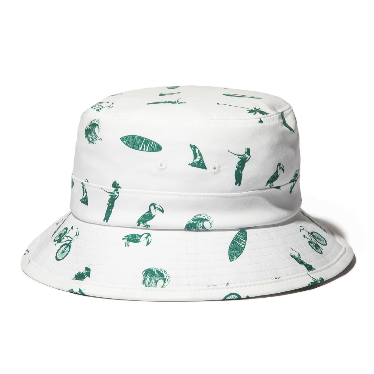 Hurley KINETHICS PHANTOM BUCKET HAT ハーレー キネティクス ファントム バケットハット 25KTMHW021【メンズ ハット 帽子 総柄プリント ストレッチ 耐久性 26SS】