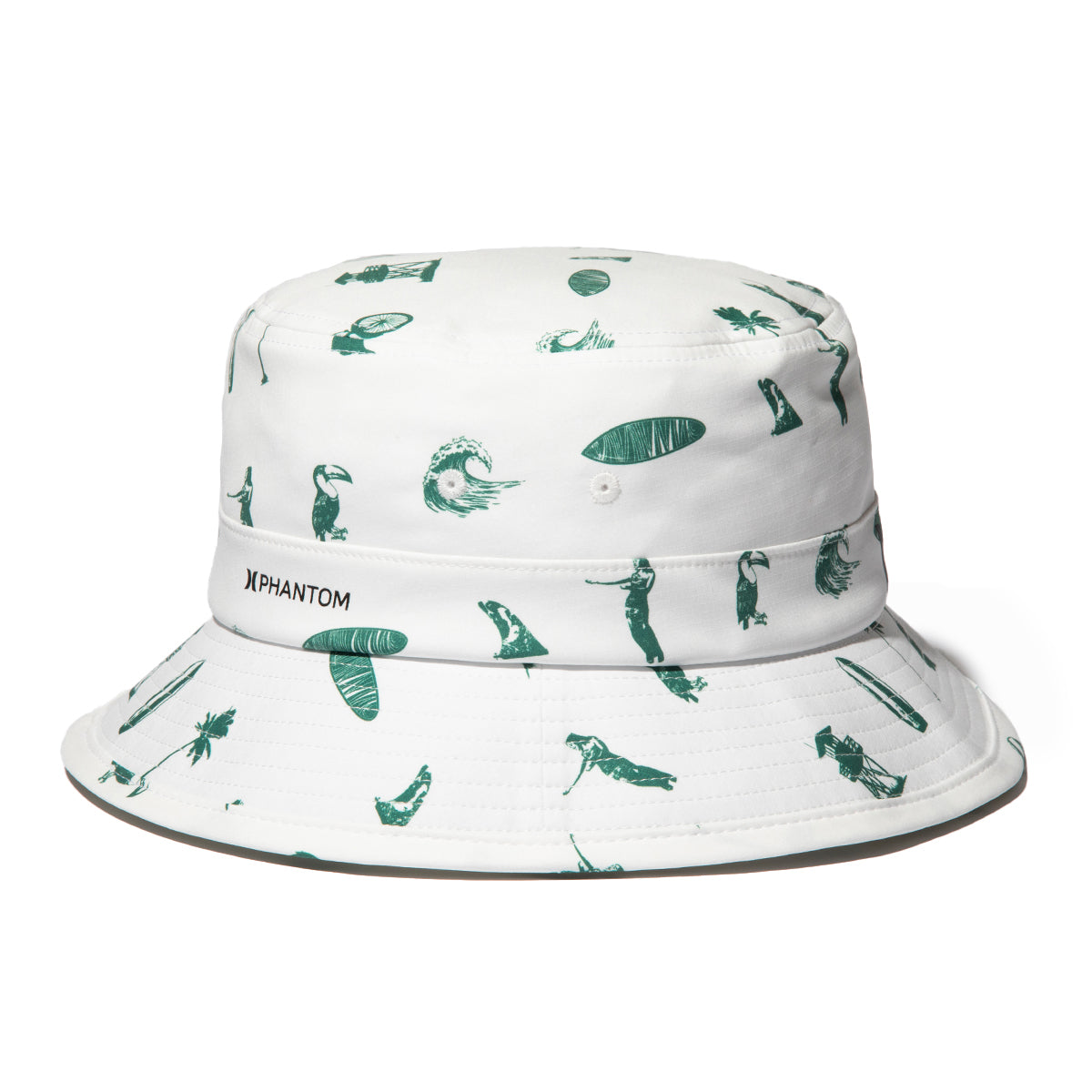Hurley KINETHICS PHANTOM BUCKET HAT ハーレー キネティクス ファントム バケットハット 25KTMHW021【メンズ ハット 帽子 総柄プリント ストレッチ 耐久性 26SS】