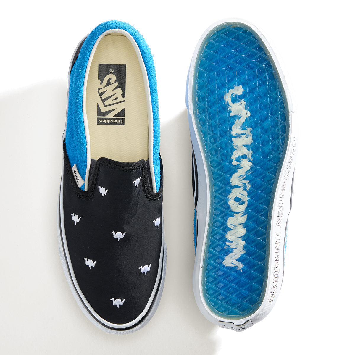 Liberaiders Vans×Liberaiders Premium Classic Slip-On 98 リベレイダース プレミアム クラシック スリップオン 98 779012608【メンズ ローカットスニーカー スリッポン 刺繍 コラボ 26SS】