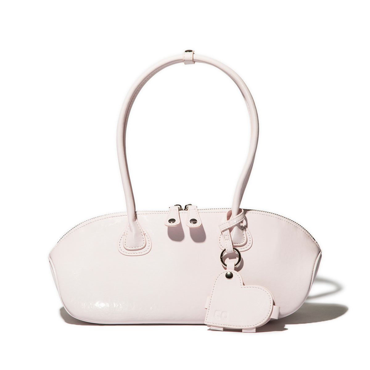 Casselini Round Charm Bag キャセリーニ ラウンド チャーム バッグ 262-110510【レディース ラウンドボストンバッグ ハンドバッグ 大容量 チャーム付き 26FW】