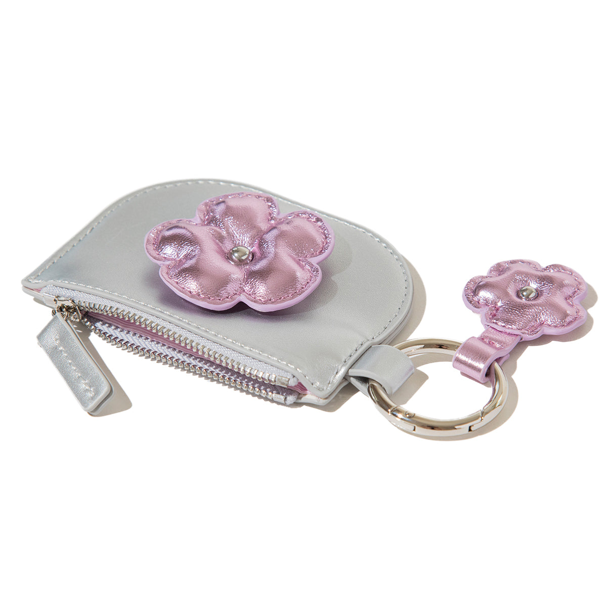 Casselini Pukkuri Flower Coin Case キャセリーニ プックリフラワー コイン ケース 262-110608【レディース コインケース カラビナ付き 花柄 26FW】