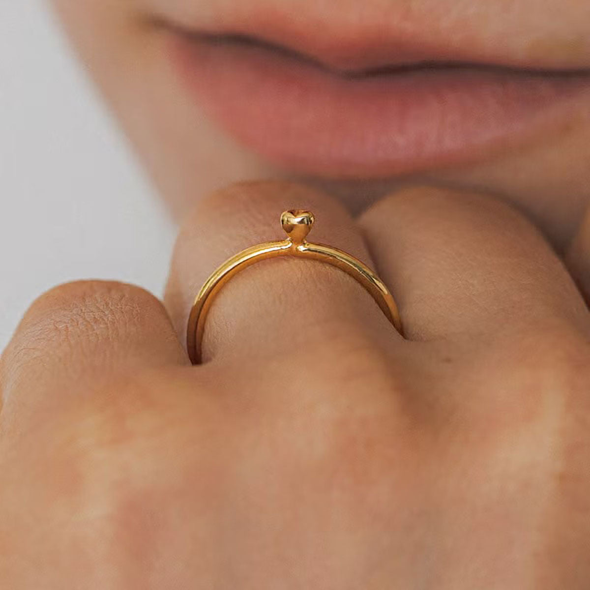 LAPUIS Petit Heart Ring ラピュイ プチハートリング 262-220111【レディース リング 日本製 26FW】
