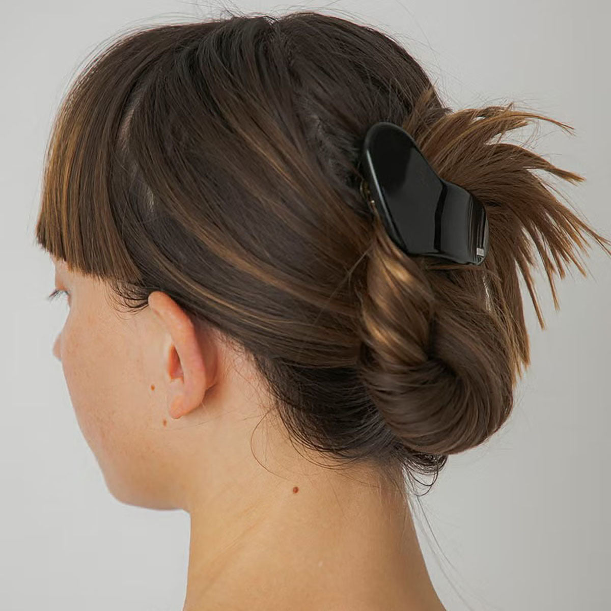 LAPUIS Plump Heart Barrette L ラピュイ プランプ ハート バレッタ L 262-220128【レディース バレッタ 日本製 26FW】