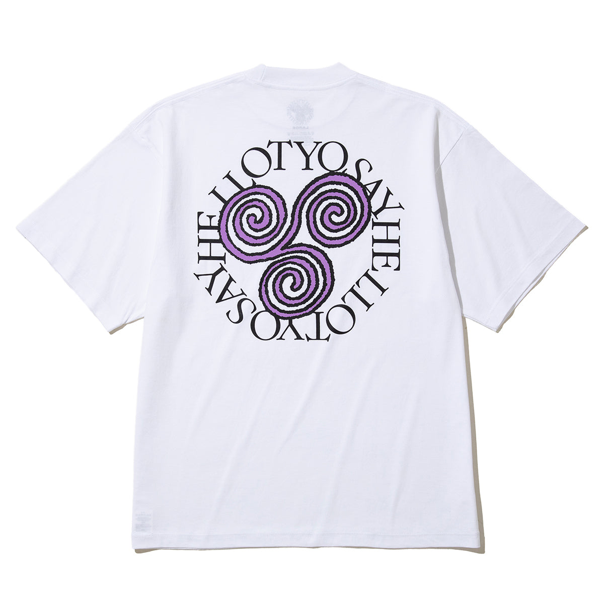 SAYHELLO Slap Logo Tee セイハロー スラップロゴ Tシャツ 26FW-D1-01【メンズ Tシャツ 半袖 プリントTシャツ スクリーンプリント 26FW】