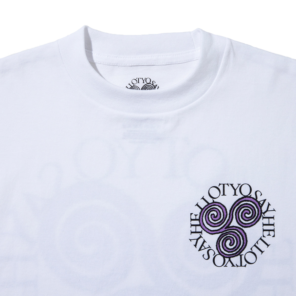 SAYHELLO Slap Logo Tee セイハロー スラップロゴ Tシャツ 26FW-D1-01【メンズ Tシャツ 半袖 プリントTシャツ スクリーンプリント 26FW】