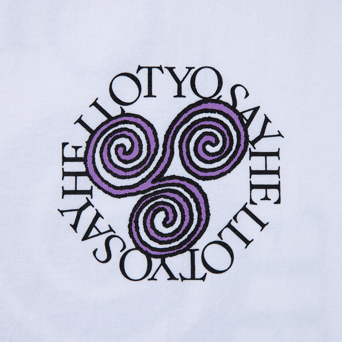 SAYHELLO Slap Logo Tee セイハロー スラップロゴ Tシャツ 26FW-D1-01【メンズ Tシャツ 半袖 プリントTシャツ スクリーンプリント 26FW】