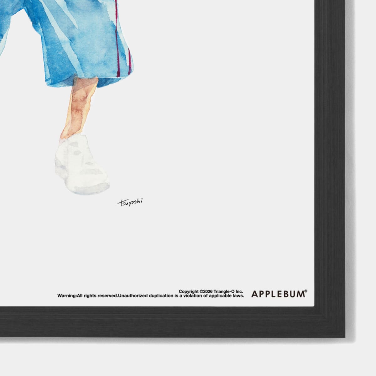 APPLEBUM “Philadelphia” A1 Poster アップルバム フィラデルフィア A1ポスター TY2621003【メンズ A1ポスター 水彩画 バスケットボール カルチャー インテリア 26FW】