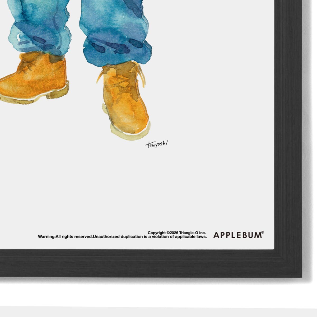 APPLEBUM “Harlem” A1 Poster アップルバム ハーレム A1ポスター TY2621005【メンズ A1ポスター 水彩画 ストリート カルチャー インテリア 26FW】