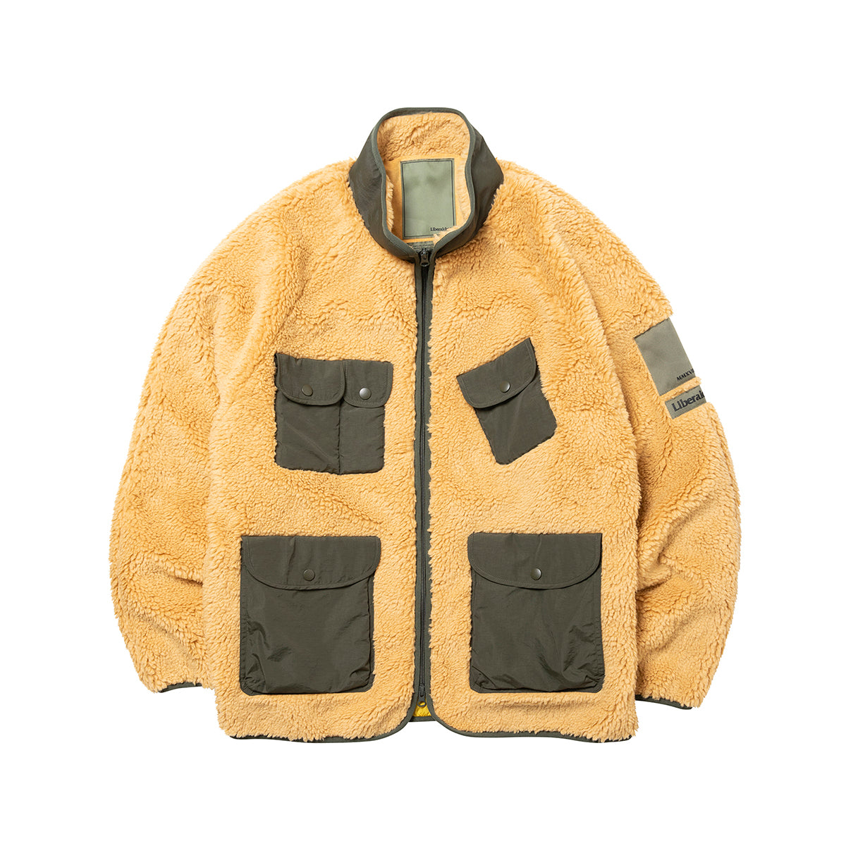 Liberaiders UTILITY PILE FLEECE ZIP JACKET リベレイダース ユーティリティ パイル フリース ジップ ジャケット 730102603【メンズ パイルフリース ジャケット 襟付き フリースアウター 26FW】