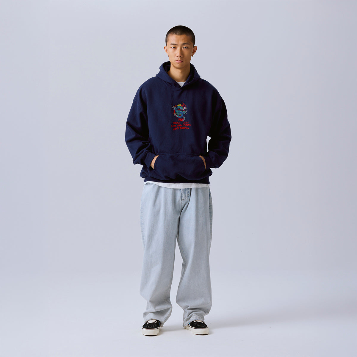 Liberaiders DRAGON HOODIE リベレイダース ドラゴン フーディー 733152603【メンズ プルオーバーフーディー パーカー ウォッシュ加工 プリント 26FW】