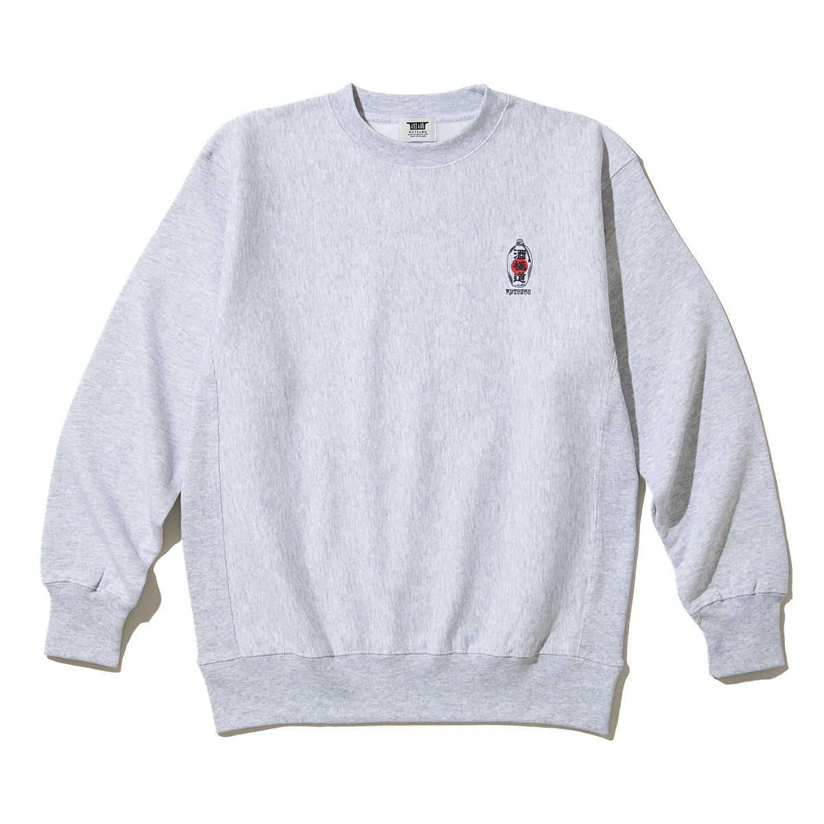 坩堝 酒極道 CREW SWEAT (RUTSUBO×画工遊鷹) RUTSUBO サケゴクドウ クルー スウェット R26FA-YUTAKA-PF2【メンズ トレーナー ヘビーウェイトスウェット 裏起毛 プリントデザイン 26FW】