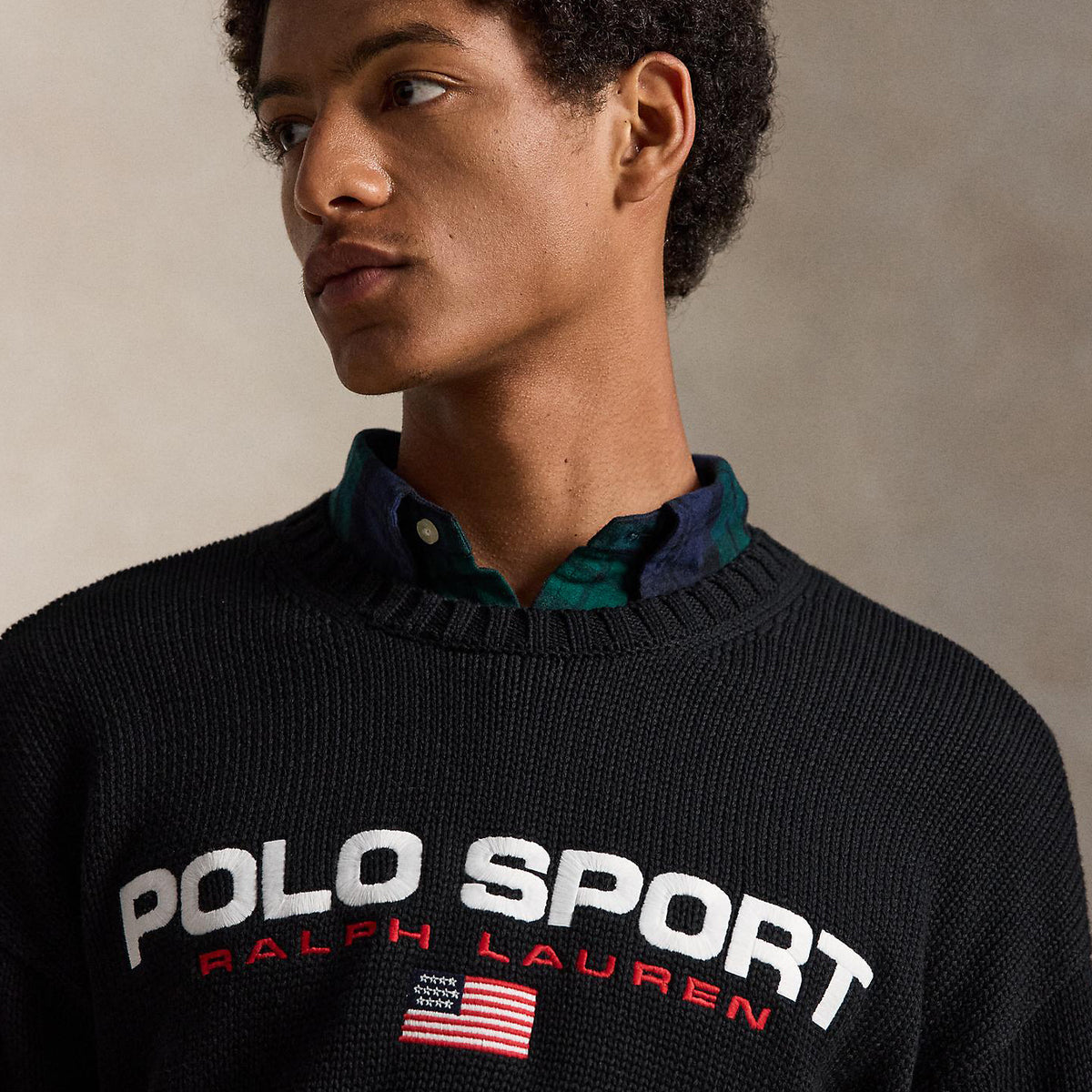 POLO RALPH LAUREN BIG FIT POLO SPORT COTTON SWEATER ポロ ラルフ ローレン ビッグフィット ポロ スポーツ コットン セーター MNPOSWE16822444001【メンズ 長袖 ニット オーバーサイズ カジュアル デイリーユース 26FW】