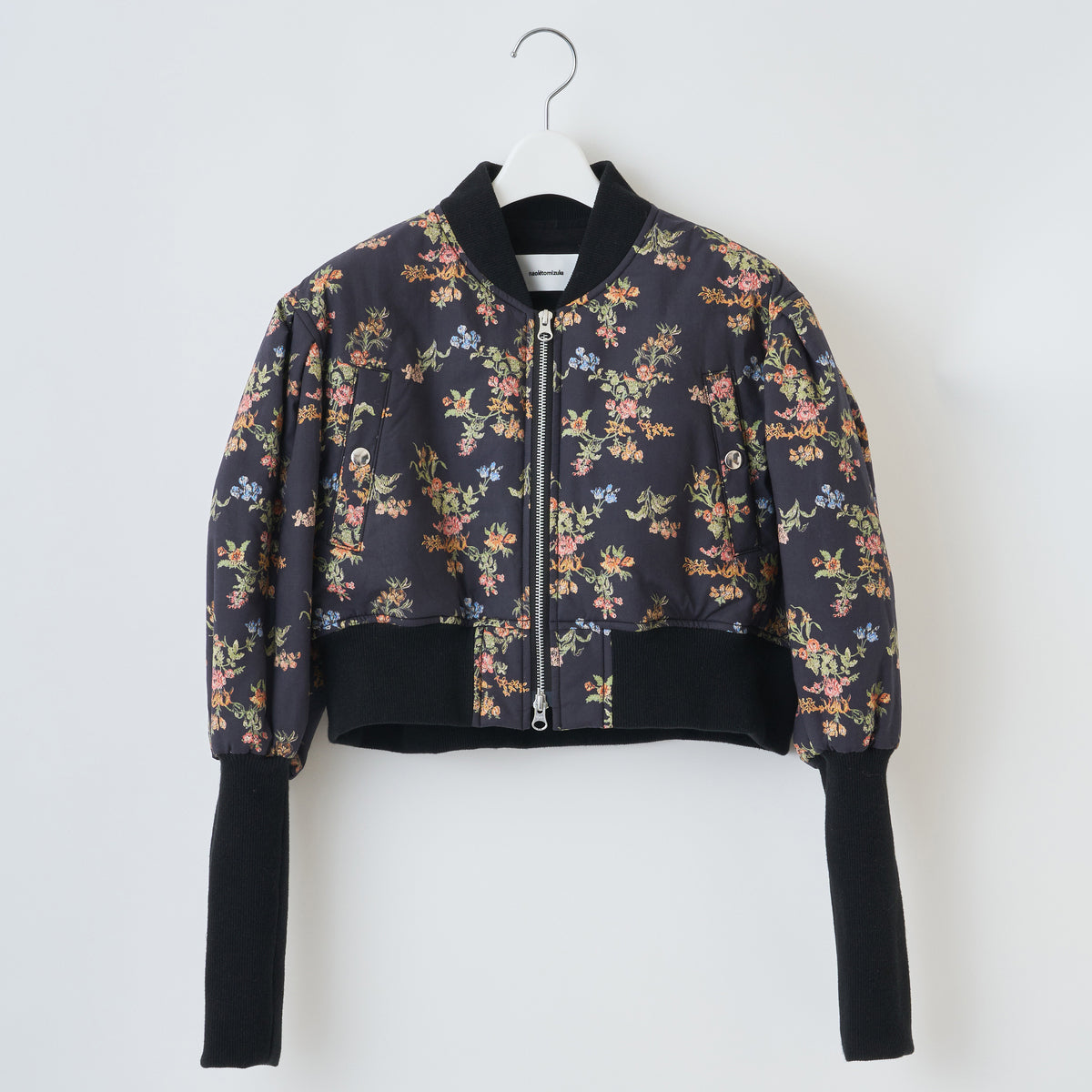 naokitomizuka Vintage Floral MA-1 ナオキトミヅカ ビンテージフローラルエムエーワン GRNTJ013【レディース ショート丈 MA-1 花柄 日本製 26FW】