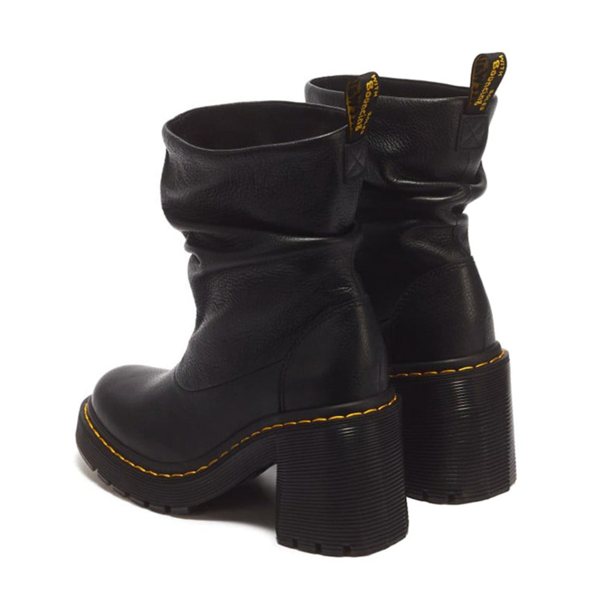 Dr. MARTENS KASEY LO Pull-On Boots ドクターマーチン KASEY LO プル オン ブーツ DM-43119001-BK【レディース プルオンブーツ ローブーツ レザーアッパー クッション性 26FW】