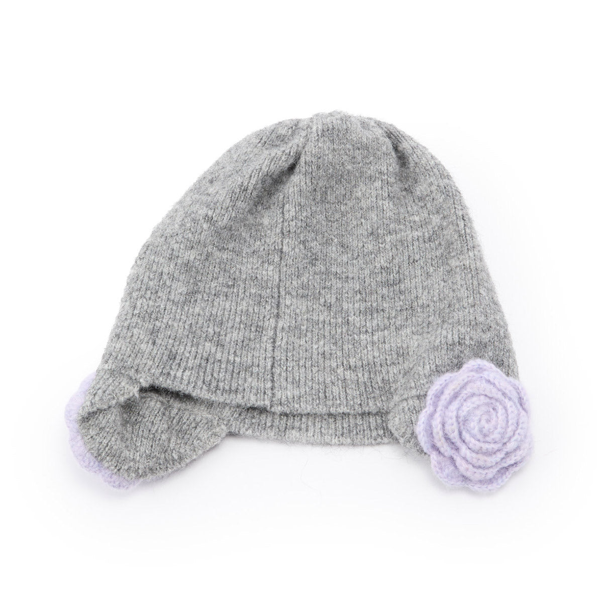 Casselini Flower Knit Hat キャセリーニ フラワーニット帽 252-112701【レディース ニット帽 防寒性 ガーリー カジュアル デイリーユース 26FW】