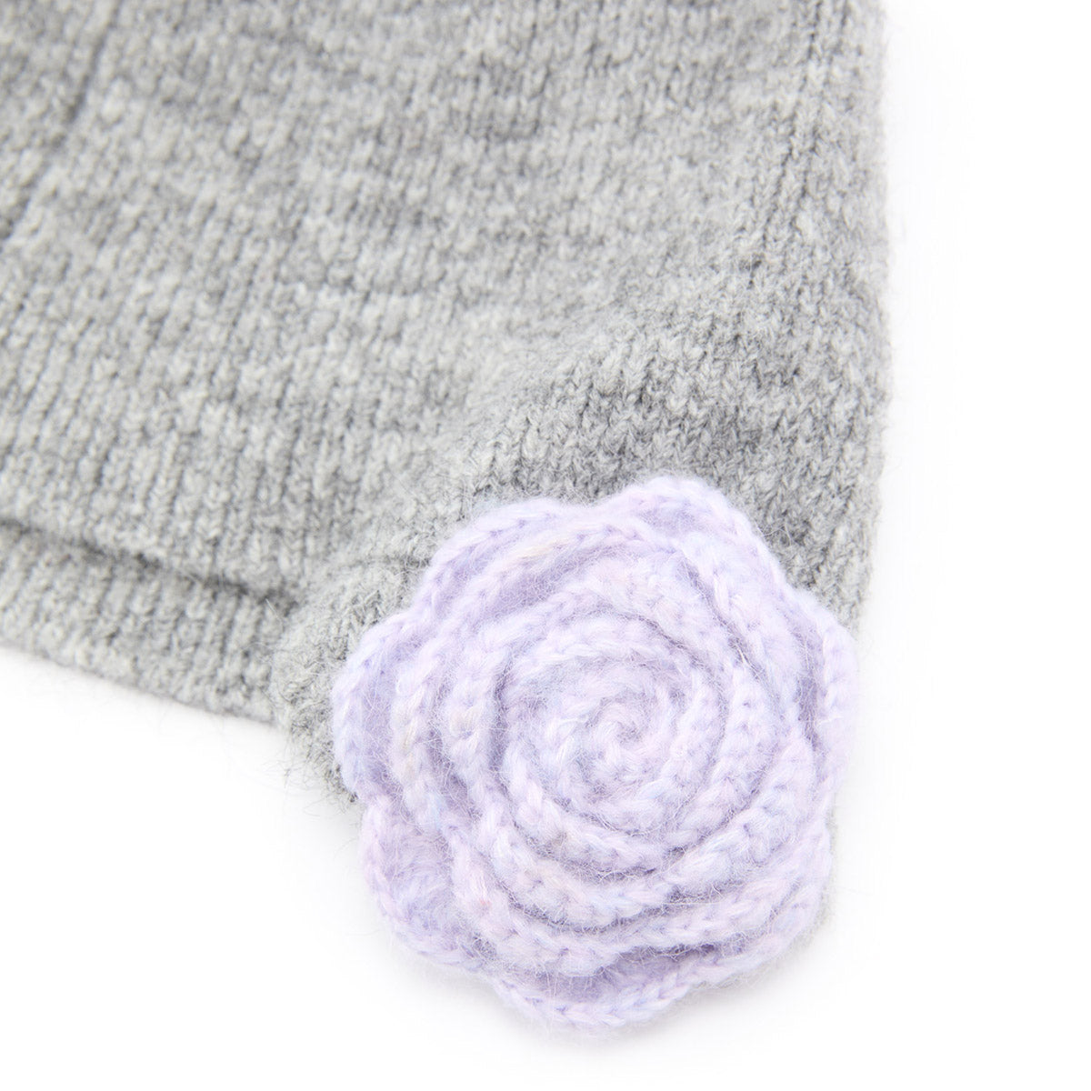 Casselini Flower Knit Hat キャセリーニ フラワーニット帽 252-112701【レディース ニット帽 防寒性 ガーリー カジュアル デイリーユース 26FW】