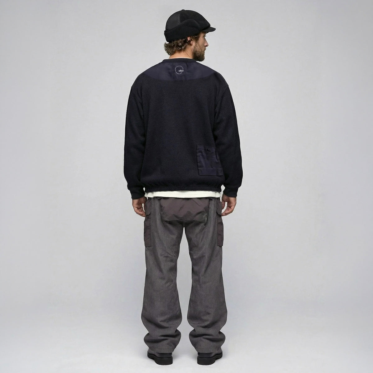 wfeld Functional Waffle Henley Shirt フェルド ファンクショナル ワッフル ヘンリー シャツ WF-26AW-WLD-CT04【メンズ ヘンリーシャツ ワッフル生地 速乾性 レイヤード デイリーユース 26FW】